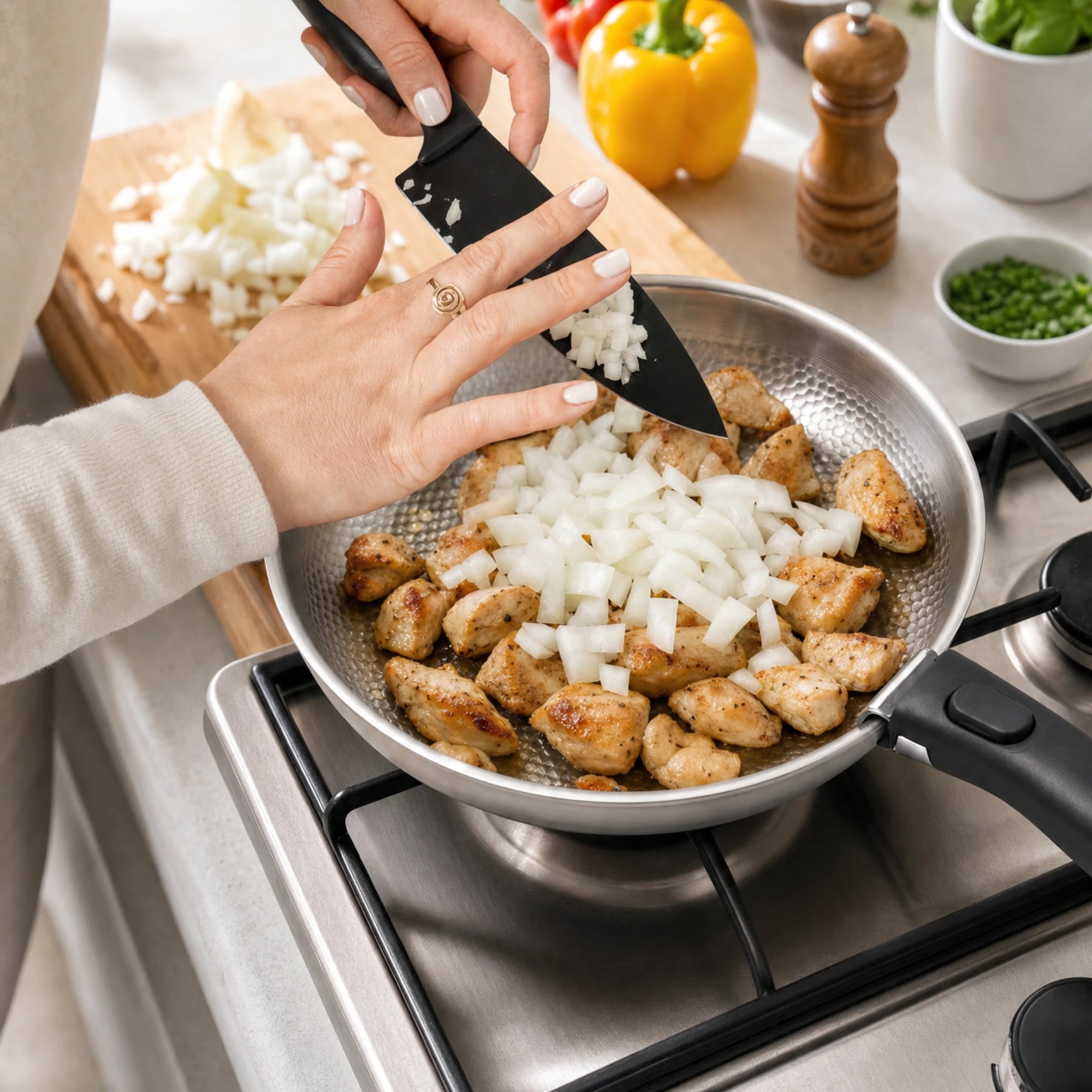 TitaneX® Frying Pan with Detachable Handle