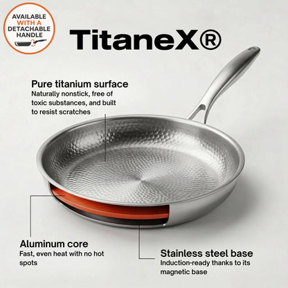 TitaneX® Titanium Nonstick Frying Pan