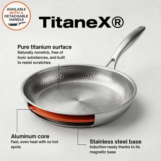 TitaneX® Titanium Nonstick Frying Pan