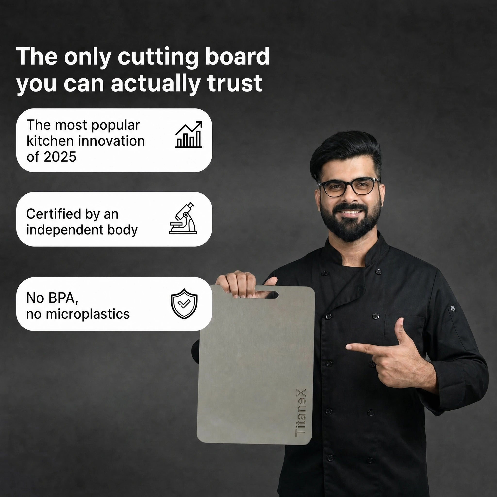TitaneX® Cutting Board