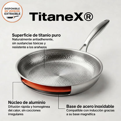 TitaneX® - Sartén Antiadherente de Titanio