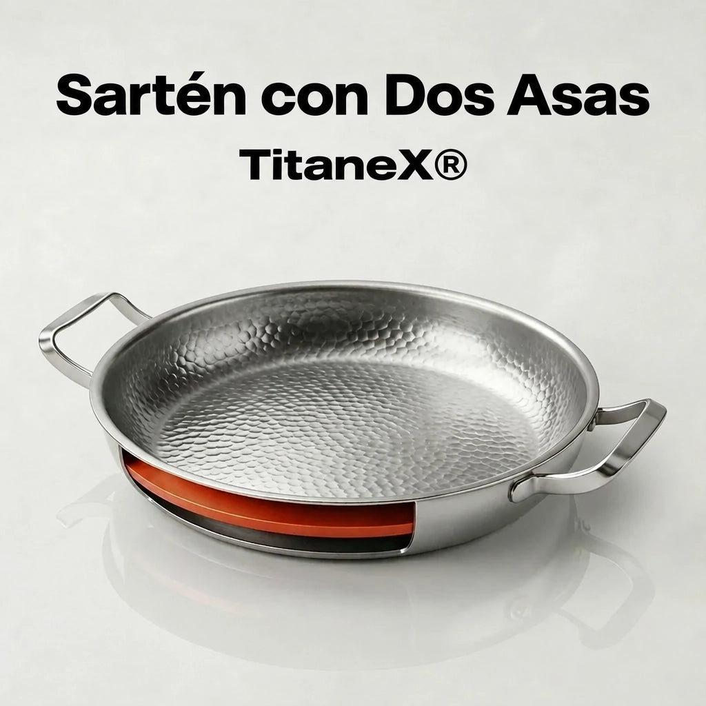 TitaneX® Sartén con Dos Asas