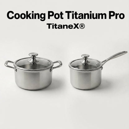 TitaneX® Cooking Pot Titanium Pro