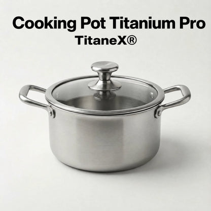 TitaneX® Cooking Pot Titanium Pro
