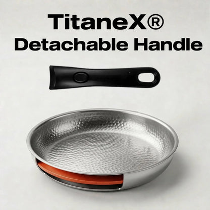 TitaneX® Frying Pan with Detachable Handle